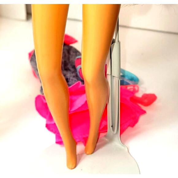 1990 Vintage Braided Hawaiian Fun Barbie with Z's in Her Eyes - Picture 10 of 11